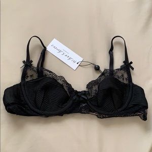 For love and Lemons Laurel Pintuck Underwire bra